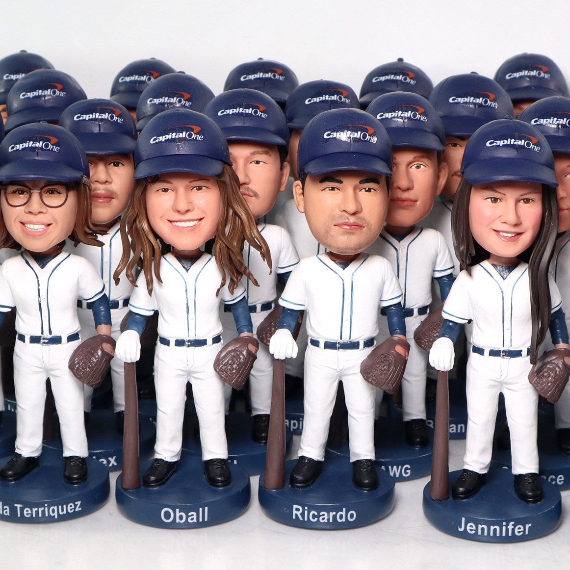 My Team Bobbleheads -Order multiple bobbleheads together — each with a different face. Order 5+ and save up to 5%-30%