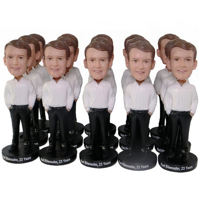 Corporate Bobbleheads for Employee Gifts, Retirements & Events – Bulk Pricing from $ 9.9
