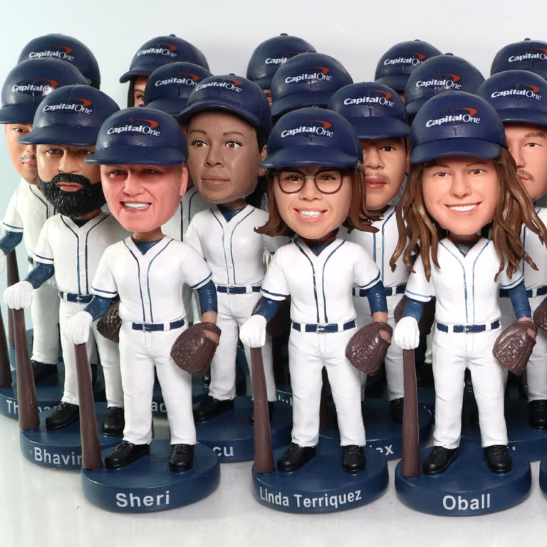 Custom Baseball Team Bobbleheads – Full Roster Sets with Personalized Jerseys & Details