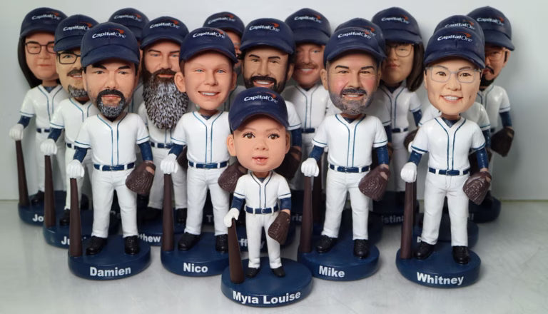 Custom Baseball Team Bobbleheads – Full Roster Sets with Personalized Jerseys & Details