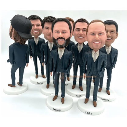 Custom Wedding Party Bobbleheads – The Ultimate Groomsmen Gifts, Bridesmaid Gifts & More