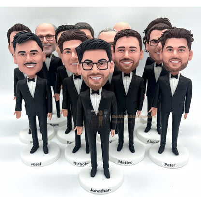 Custom Wedding Party Bobbleheads – The Ultimate Groomsmen Gifts, Bridesmaid Gifts & More