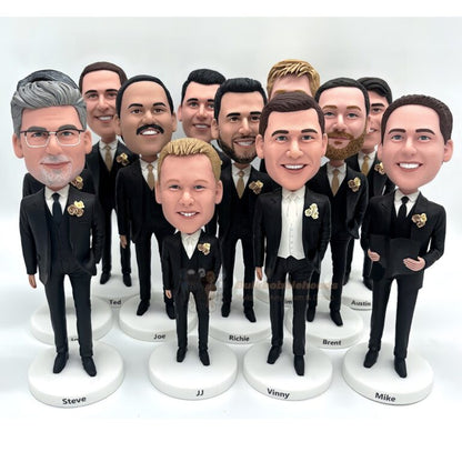 Custom Wedding Party Bobbleheads – The Ultimate Groomsmen Gifts, Bridesmaid Gifts & More