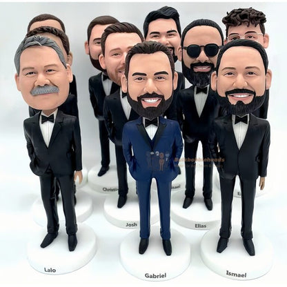 Custom Wedding Party Bobbleheads – The Ultimate Groomsmen Gifts, Bridesmaid Gifts & More
