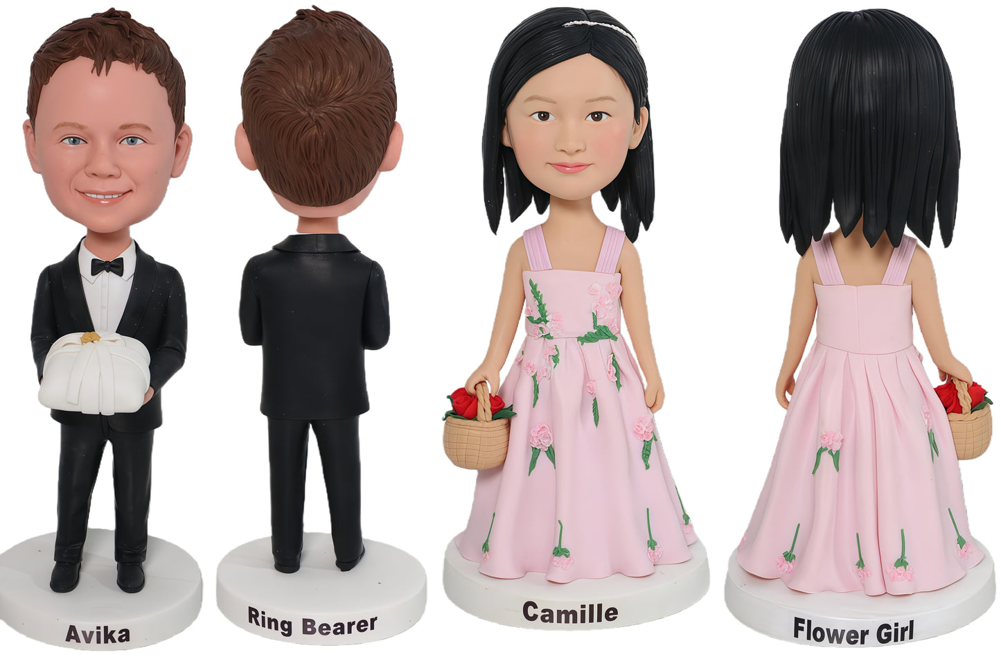 Bulk Custom Bobbleheads for Wedding Parties – Custom Bobbleheads for Groomsmen, Bridesmaids, Parents & Kids