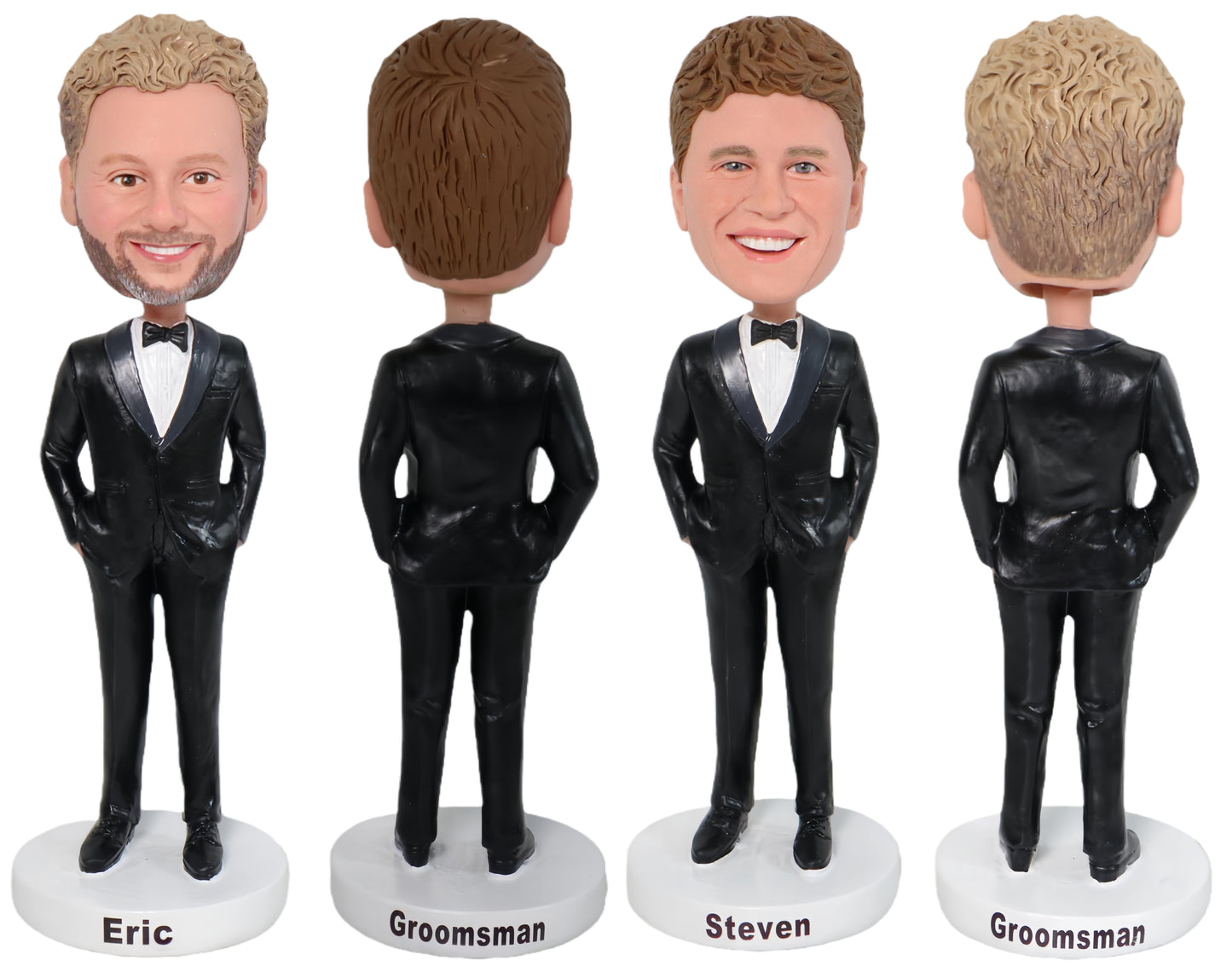 Bulk Custom Bobbleheads for Wedding Parties – Custom Bobbleheads for Groomsmen, Bridesmaids, Parents & Kids