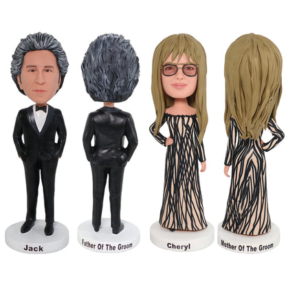 Bulk Custom Bobbleheads for Wedding Parties – Custom Bobbleheads for Groomsmen, Bridesmaids, Parents & Kids