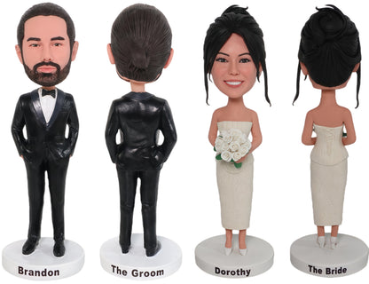 Bulk Custom Bobbleheads for Wedding Parties – Custom Bobbleheads for Groomsmen, Bridesmaids, Parents & Kids