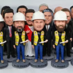 Custom Construction Workers Team Bobbleheads – Personalized Hard Hat Crew Figurines