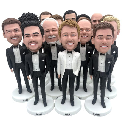 Custom Wedding Party Bobbleheads – The Ultimate Groomsmen Gifts, Bridesmaid Gifts & More