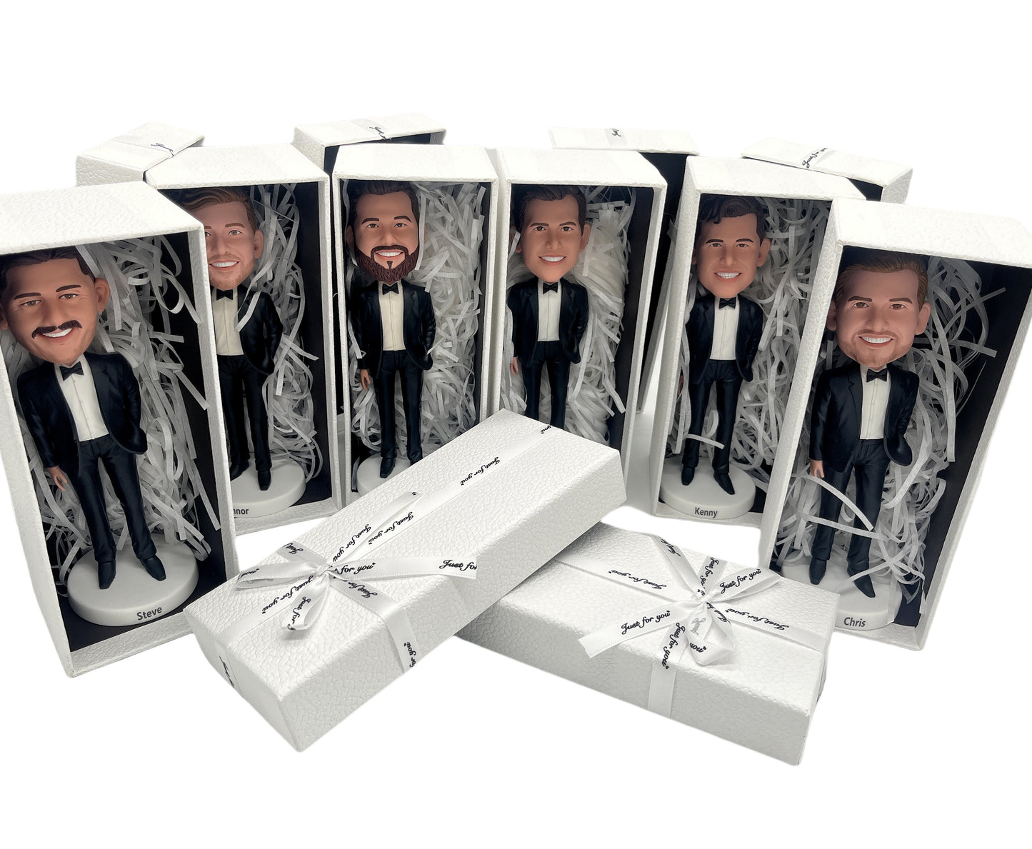 Custom Cheerleading Team Bobbleheads – Personalized Squad Figurines with Pom-Poms & Uniforms